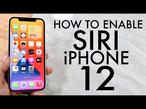 How To Enable Siri On iPhone 12 / 12 Pro / 12 Mini & 12 Pro Max!