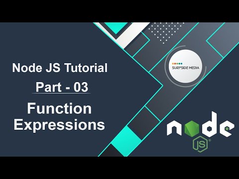 Node JS Tutorial Function Expressions
