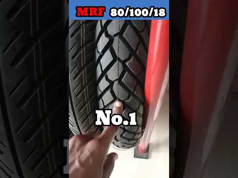 80/100/18 mrf 4 tyre grip #shots #youtubeshorts #youtubevideo #vairl #tyres