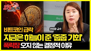 비트코인, 25% 급락한 진짜 이유 "지금이 왜 줍줍 할 기회인가" / 사이클이 바뀌었다. 폭락장이 오지 않는 결정적 이유  | 안유화 교수