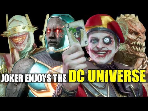 Joker Roasts The Batman Who Laughs, Darkseid, Killer Croc & Catwoman ( Elseworlds Skins ) MK 11