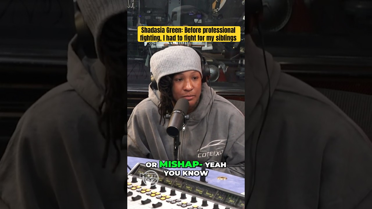 Shadasia Green on how she had to protect her siblings from fights growing up 👀 #morningswithmero