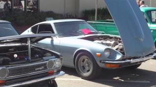 preview picture of video 'Datsun Roadsters in Solvang 2012'