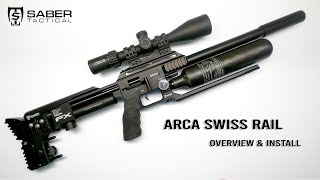 Lišta Saber Tactical Arca Swiss pro FX Impact