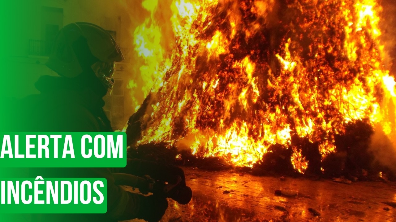Alerta com incêndios