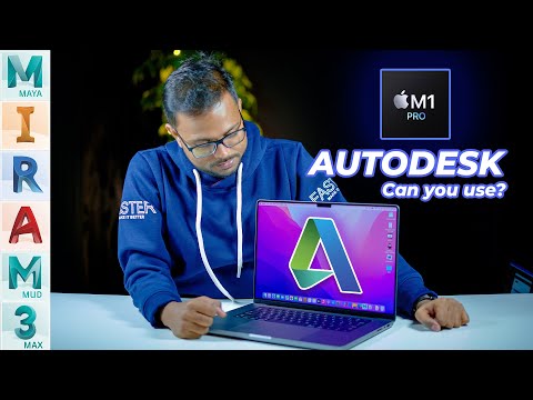AutoCAD, Inventor, Maya on MacBook Pro 16" M1 Pro | All Autodesk Softwares Revit, 3ds Max, Mudbox