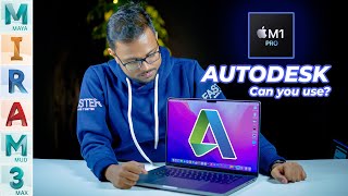 AutoCAD, Inventor, Maya on MacBook Pro 16" M1 Pro | All Autodesk Softwares Revit, 3ds Max, Mudbox