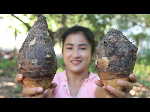 Crispy Taro Root In Sugar Cooking / Taro Root Recipe / Cooking With Sreypov.
