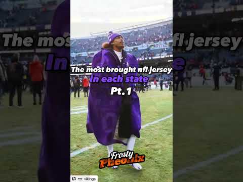 The Most bought NFL jerseys in each state pt.1 #edit #sports #nfl #americanfootball #sportsfootball