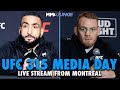 UFC 315 Muhammad Vs Della Maddalena Media Day Live Stream