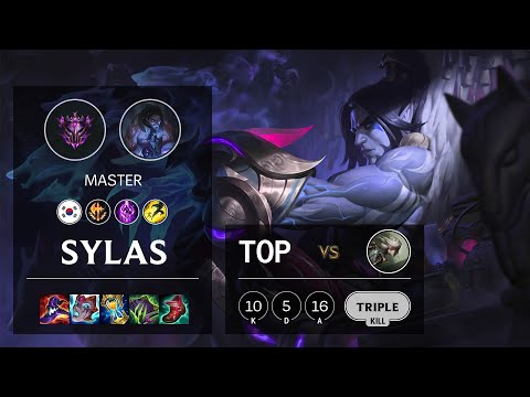 Sylas Top vs Camille - KR Master Patch 10.25b