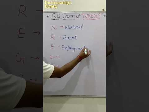 Full form of NREGA ? NREGA ka full form kya hai ? NREGA full form ? #nrega #shorts #ytshorts #gk