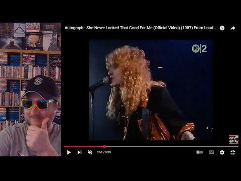 first time hearing Autograph - She Never Looked That Good For Me reaction