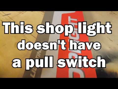 Add a Pullstring to a Shop Light Instructables