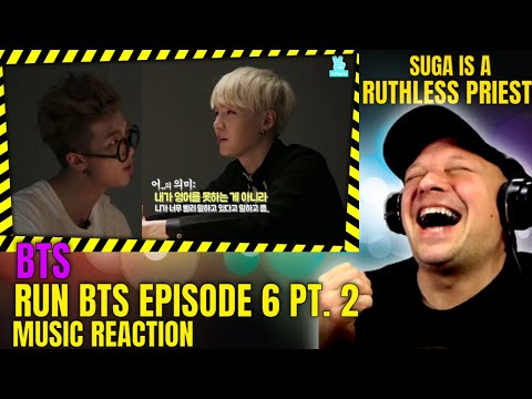 Run BTS Episode 6 Pt 2 " SUGA IS RUTHLESS!! " [ Reaction ] | UK REACTOR |
