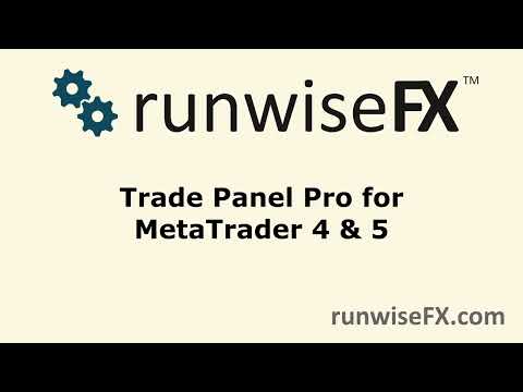 Video Trade Panel Pro by RunwiseFX MT5