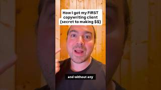 my first copywriting client story