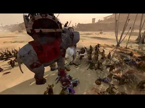 araby vs vampire counts- warhammer 2 cinematic battle