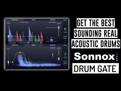 Get Great Sounding Real Acoustic Drums: Sonnox Intelligent Drum Gate