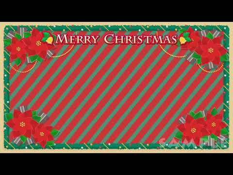 【フリー動画素材】クリスマス背景 フレーム型