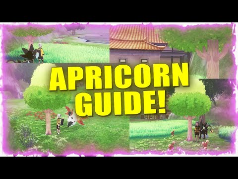 ALL Apricorn Tree Locations in Pokemon Sword and Shield Isle of Armor DLC!