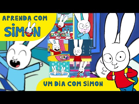 Capa de Simon - Um dia com Simon *Aprenda com Simon* HD [Oficial] Português Brasileiro