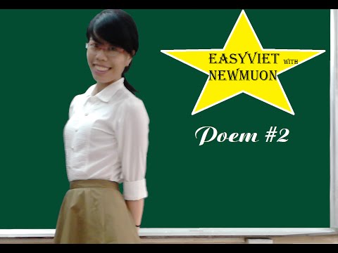 Learn Vietnamese language through poetry - Apprendre le vietnamien à travers la poésie