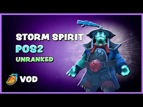 STORM SPIRIT | POS2 | UNRANKED | FULL VOD | WAGAMAMA