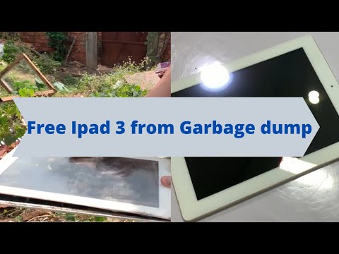 Getting Ipad 3 from Garbage dump