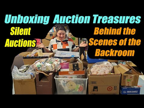 Unboxing Auction Treasures & Showing you the behind the scenes on deliveries and backroom activities
