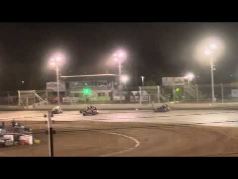 Wingless Sprints Jarrod Goldoni Rollover NT Title 2024 Northline Speedway Darwin 7/9/2024