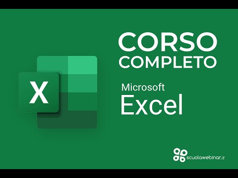EXCEL CORSO COMPLETO, Livello Base  | Lezione 1:  I fondamentali del programma