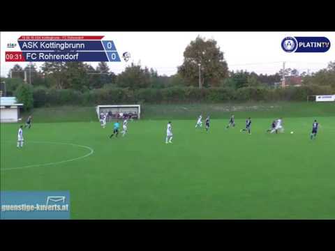 19.08.16 ASK Kottingbrunn - FC Rohrendorf - Highlight  (1. Halbzeit / 09:38) am 19.08.2016 19:41