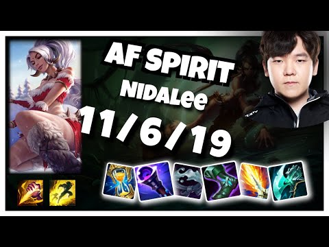 Spirit Nidalee 11.1 S11 Jungle Challenger Replay (11/6/19) - KOREAN