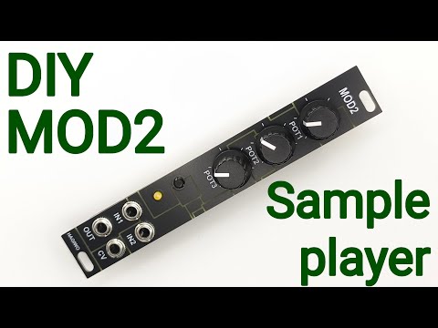 DIY eurorack modular synth | MOD2 Sample Player : RP2350 based drum module