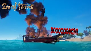 Sea Of Thieves Tucking On A Sloop Mega Keg Sabotage