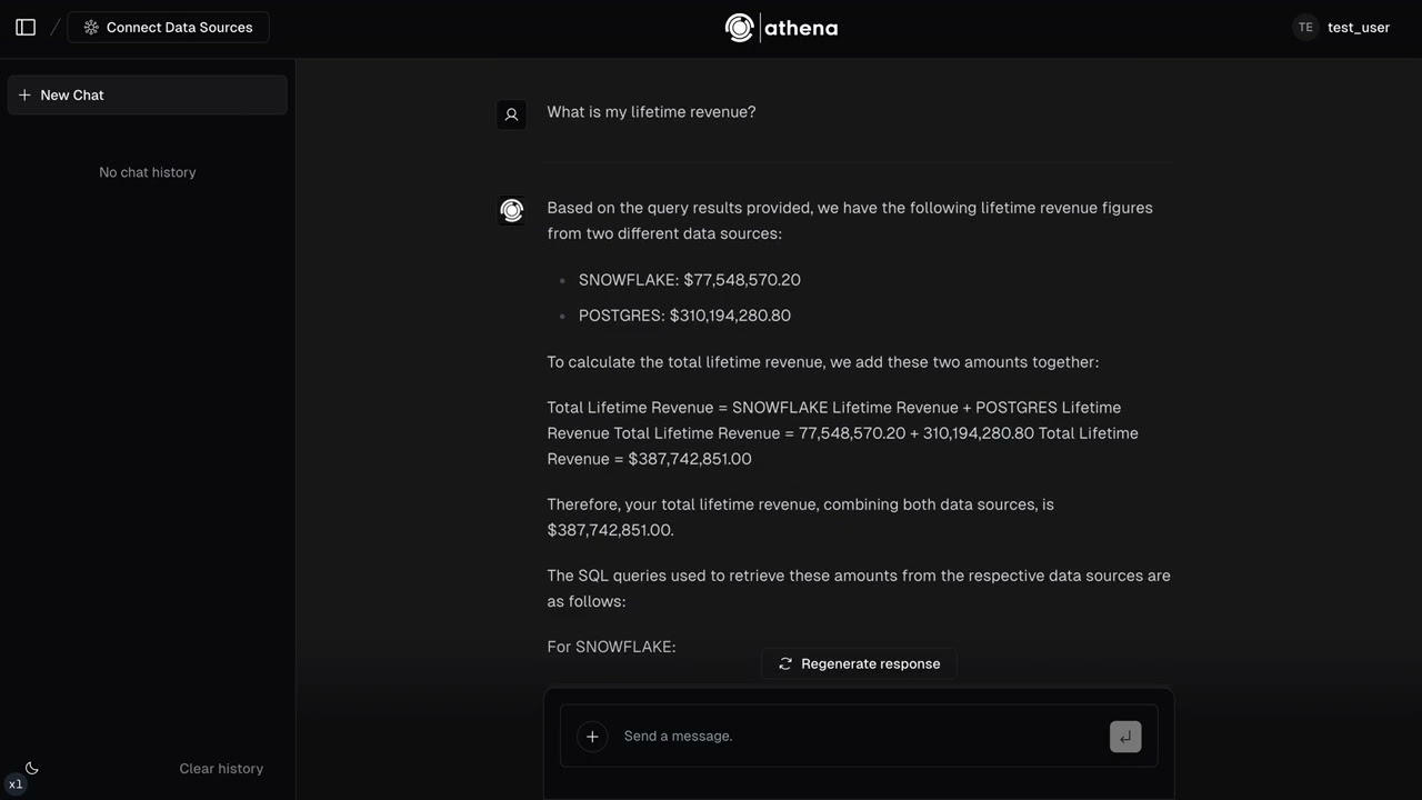 Athena AI demo video