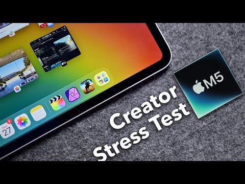 M4 vs M5 iPad Pro — Real-World Creator Speed Tests!
