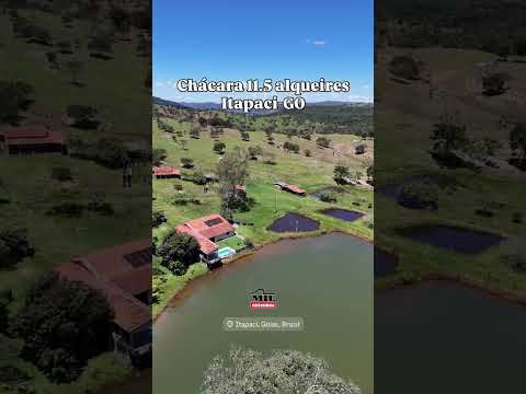 Chácara com bica d'água 11.5 alqueires ( 55.66 hectares ) Itapaci-GO #fazendaavenda #agro