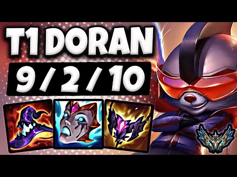 T1 Doran Rumble vs Jayce [ TOP ] Korea Challenger Patch 25.2 ✅