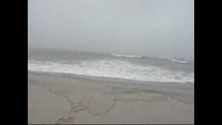 preview picture of video 'Heavy surf on Nantucket due to Hurricane Bill, nearly hits me'