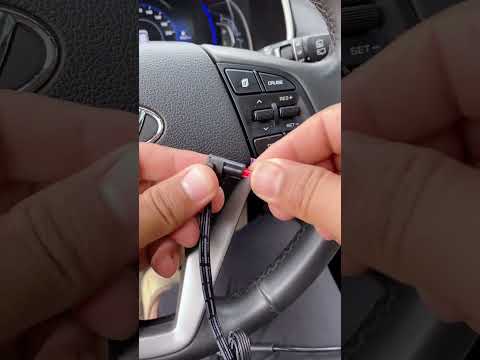 Add an ambient light belt to the interior. Cold light is not dazzling. If there is a gap, it can be