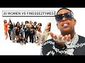 20 WOMEN VS 1 RAPPER: FINESSE2TYMES