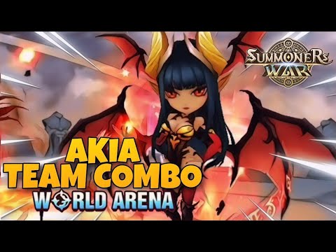 Akia Team Combo in World Arena Ep. 2 - Summoners War