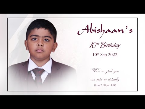 ABISHAAN'S Birthday Celebration