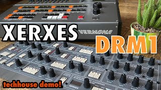 Video thumbnail for Black Corporation Xerxes & Vermona DRM - 🇮🇹 Italo 🇯🇵 Minimal 🇩🇪 Disco Synth Demo by Wine&Synths
