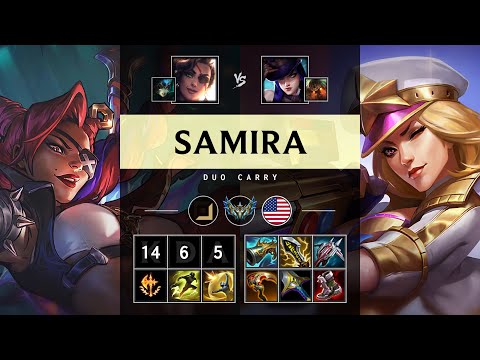 Samira ADC vs Caitlyn - NA Challenger Patch 25.04