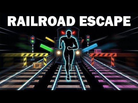 RAILROAD ESCAPE Immersive Interactive Warm Up | Subway Surfers IRL | Viral Interactive Game