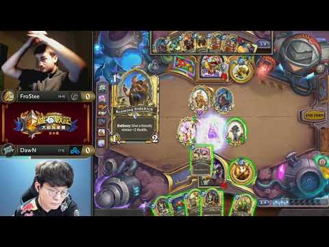 FroStee vs DawN ||《爐石戰記》大師職業賽 亞太區 第二季 - W7D1