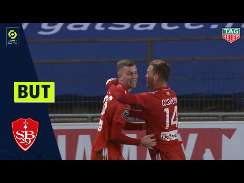 But Jérémy LE DOUARON (90' +4-STADE BRESTOIS 29) RC STRASBOURG ALSACE - STADE BRESTOIS 29 2-2 20/21